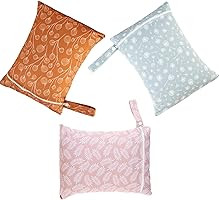 Happy Flute 3 Set Wet Bag Storage Bag Waterproof Washable Travel Bags, Beach, Pool, Gym Bag for S... | Amazon (US)