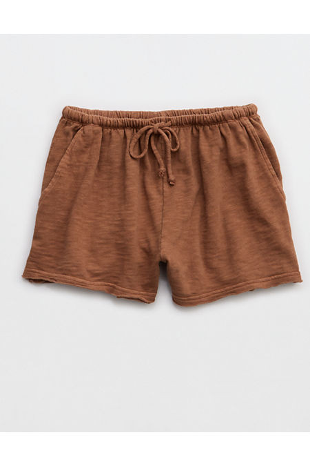 Aerie It's Casual Knit Slub Short Women's Horizon XXS | American Eagle Outfitters (US & CA)