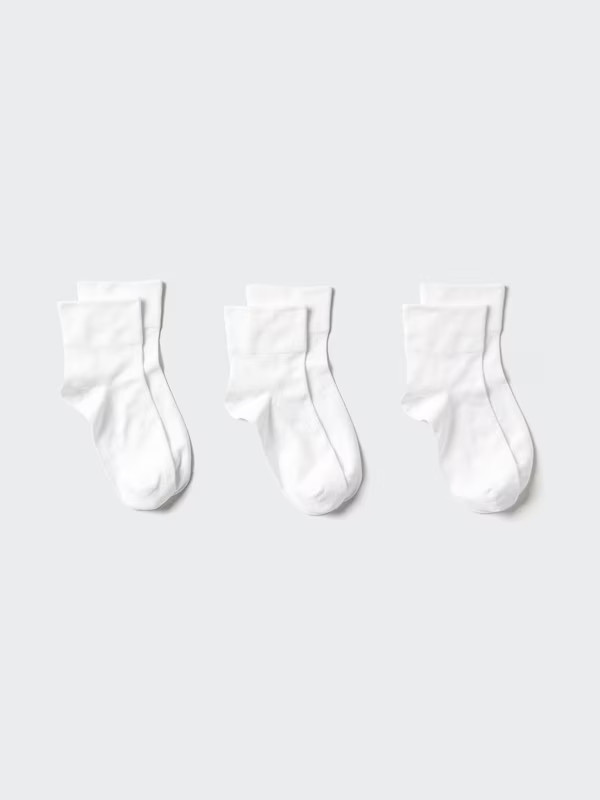Socks (3 Pairs) | UNIQLO US | UNIQLO (US)