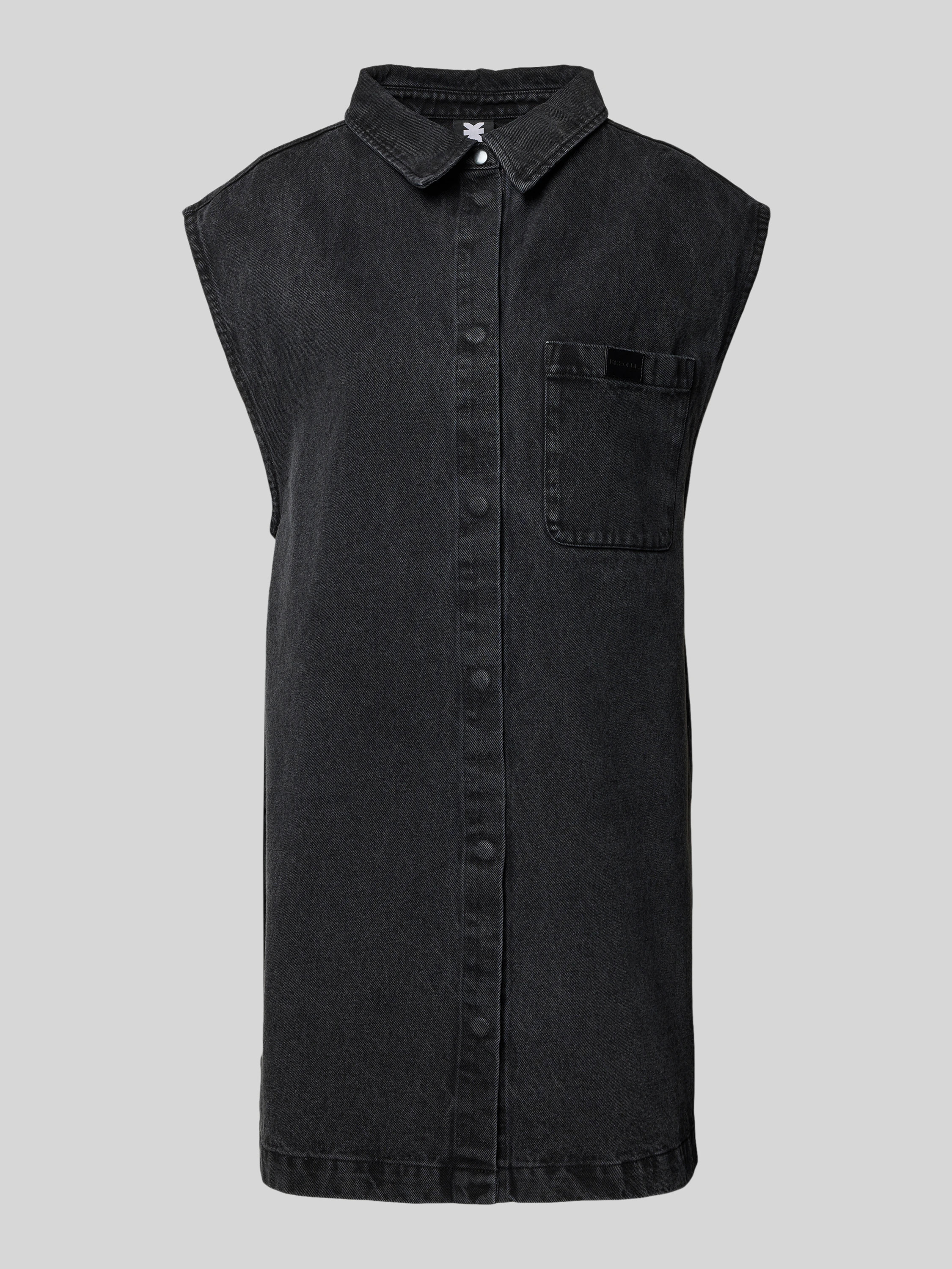 Jeanskleid mit Brusttasche in anthrazit | Peek & Cloppenburg* Düsseldorf DE