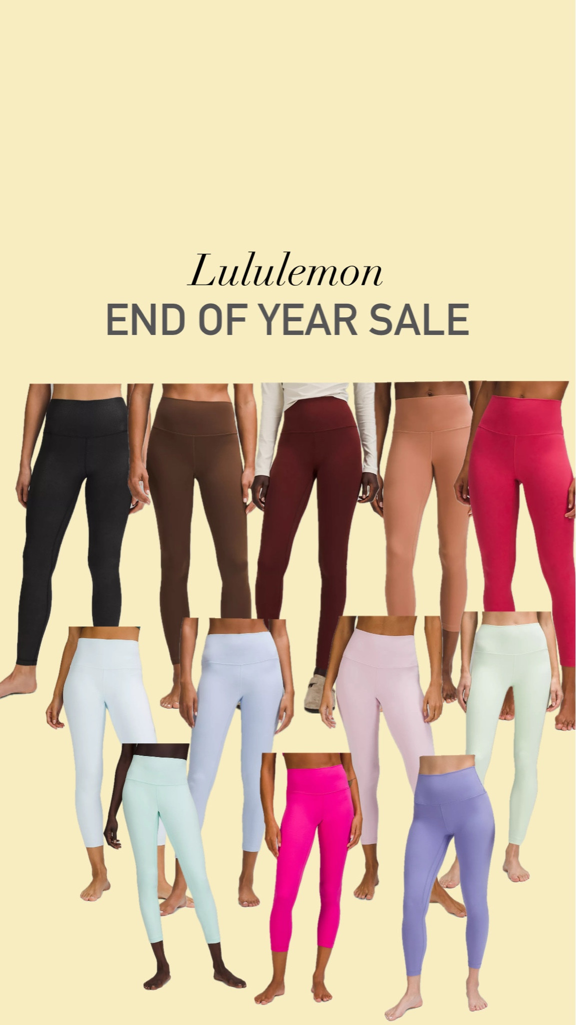 Lululemon end of year sale! 

#LTKSeasonal #LTKHoliday #LTKstyletip