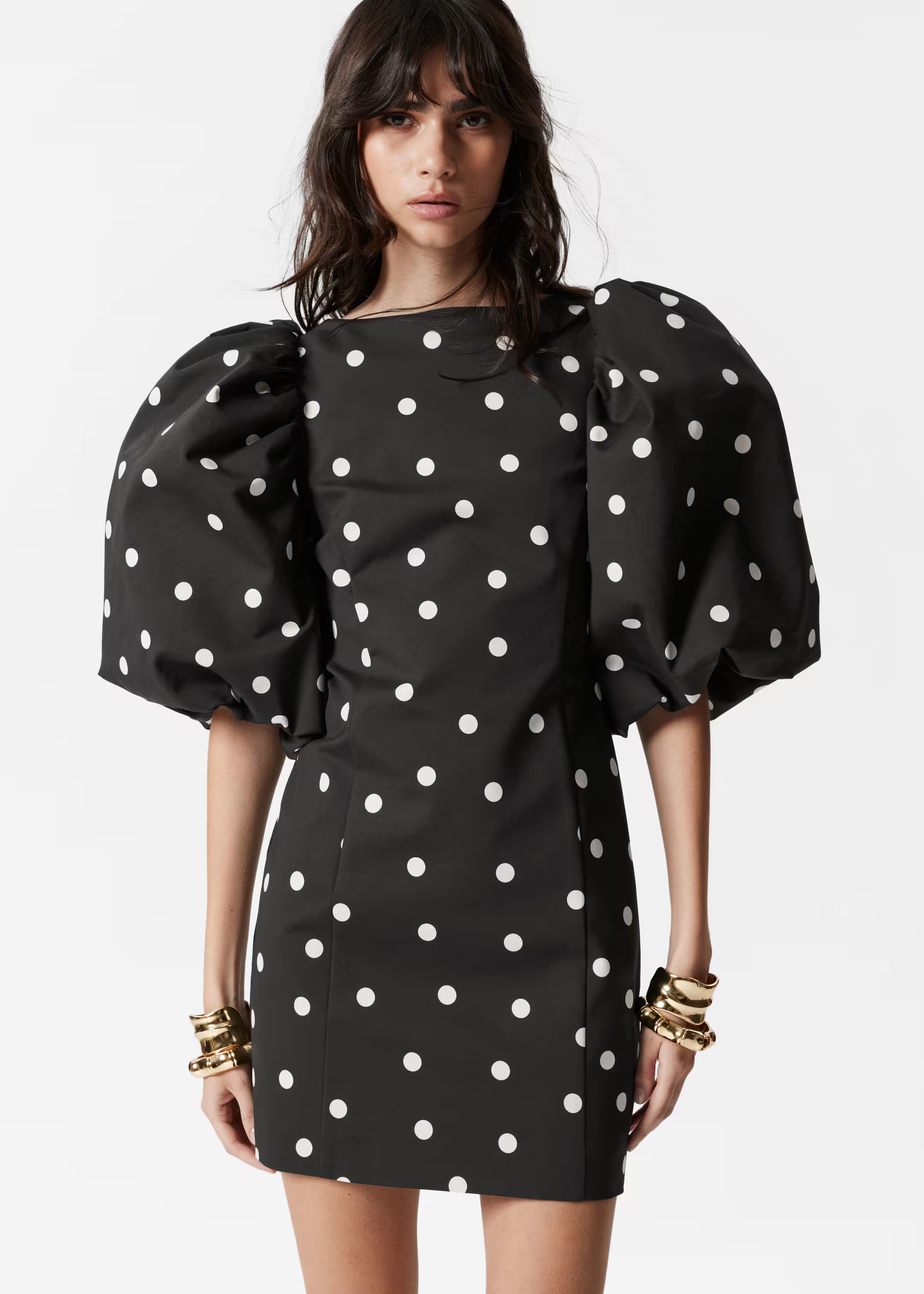 Puff-Sleeve Mini Dress | & Other Stories - US