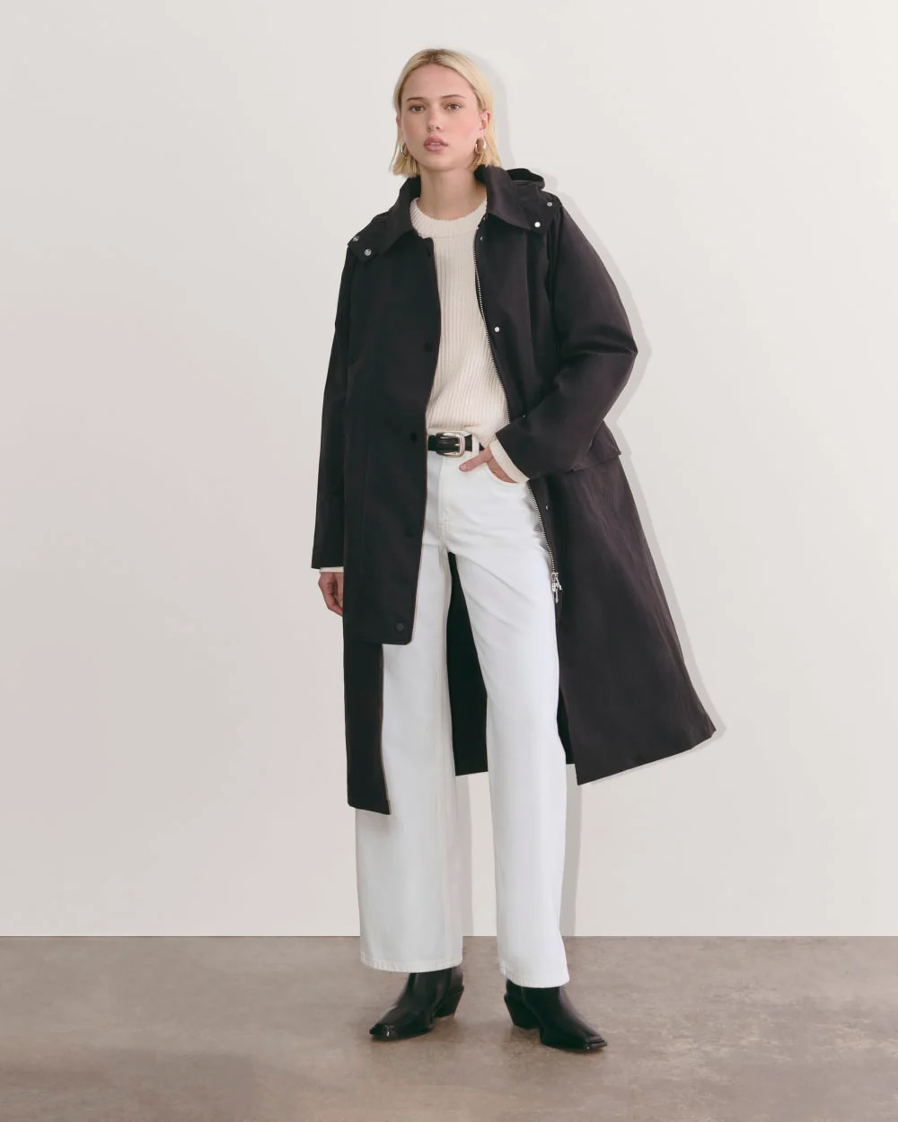 The Oversized Anorak | Black | Everlane