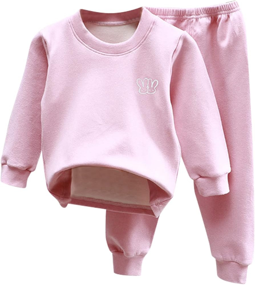 TBUIALL Child Toddler Pajamas Kids Boys Girls Long Sleeve Cartoon Tops Pj’s Pants Trousers Slee... | Amazon (US)