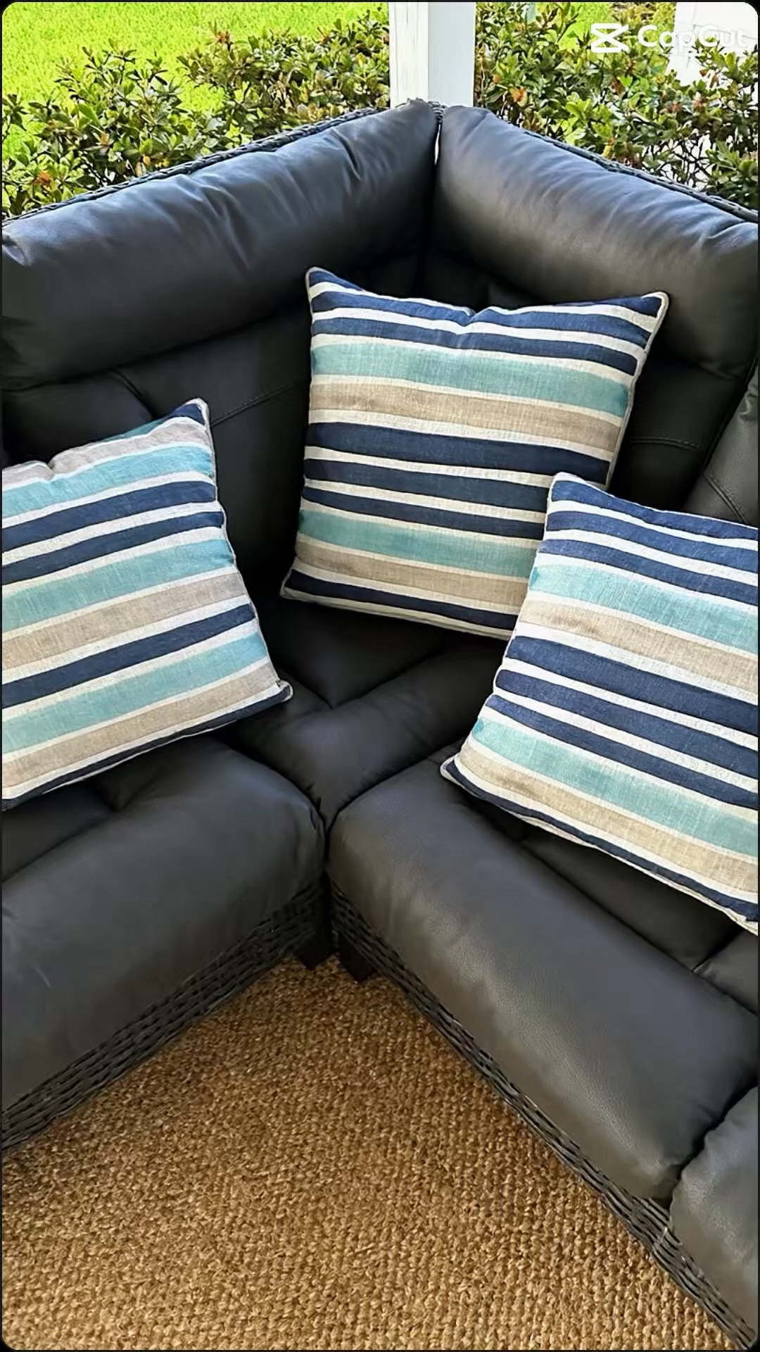 Love these stripped outdoor pillows. Go with many outdoor colors

#LTKHome #LTKSeasonal
