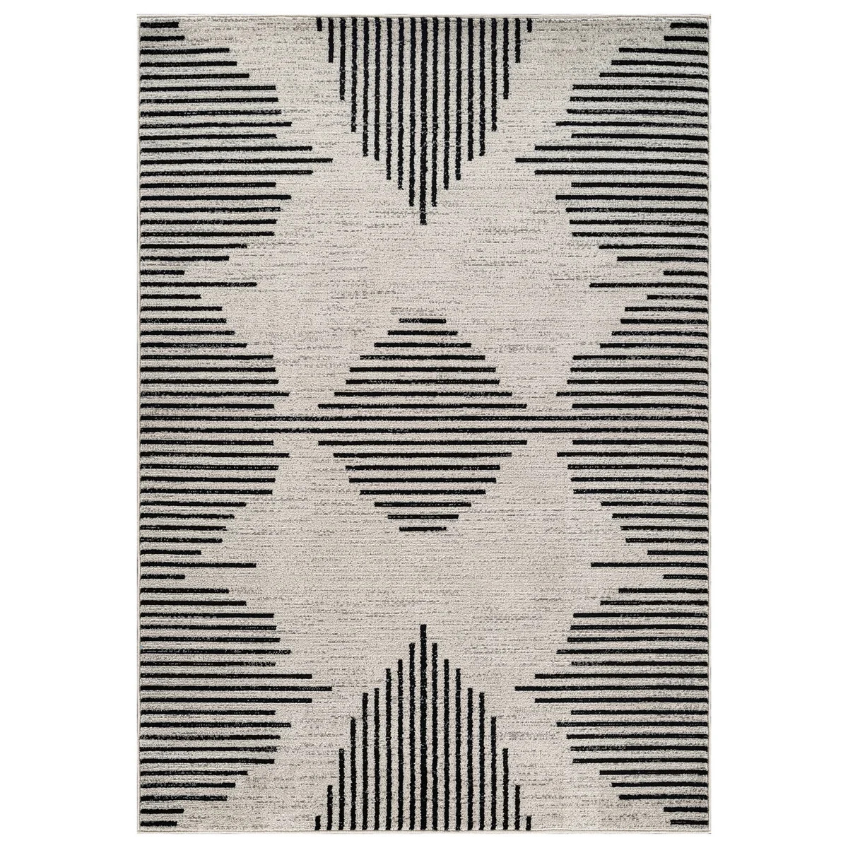 Modern Abstract Area Rug Minimal Contemporary Design | Wayfair North America