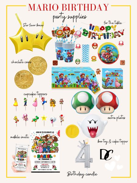 What you’ll need for a Mario birthday party! 🎉 Everything is super affordable #party #birthdayparty #mario #mariobirthday #marioparty #partysupplies #party #partyideas #birthdayideas

#LTKkids #LTKHalloween #LTKparties