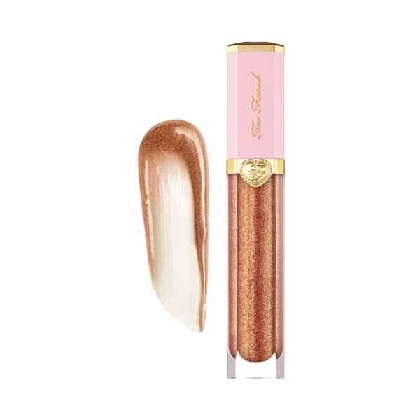 Too Faced Rich & Dazzling High-Shine Sparkle Lip Gloss - Pretty Penny (0.25 Oz) | Too Faced Cosmetics