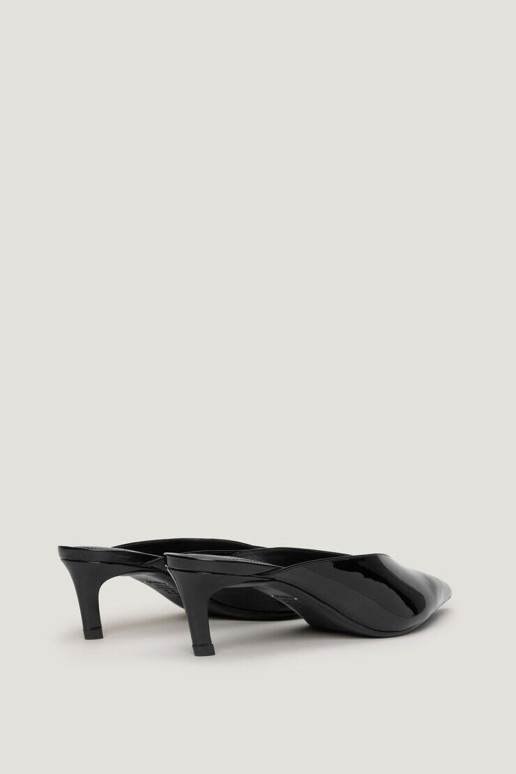 SCHUTZ | Loren Patent Heeled Mules | Dynamite Clothing