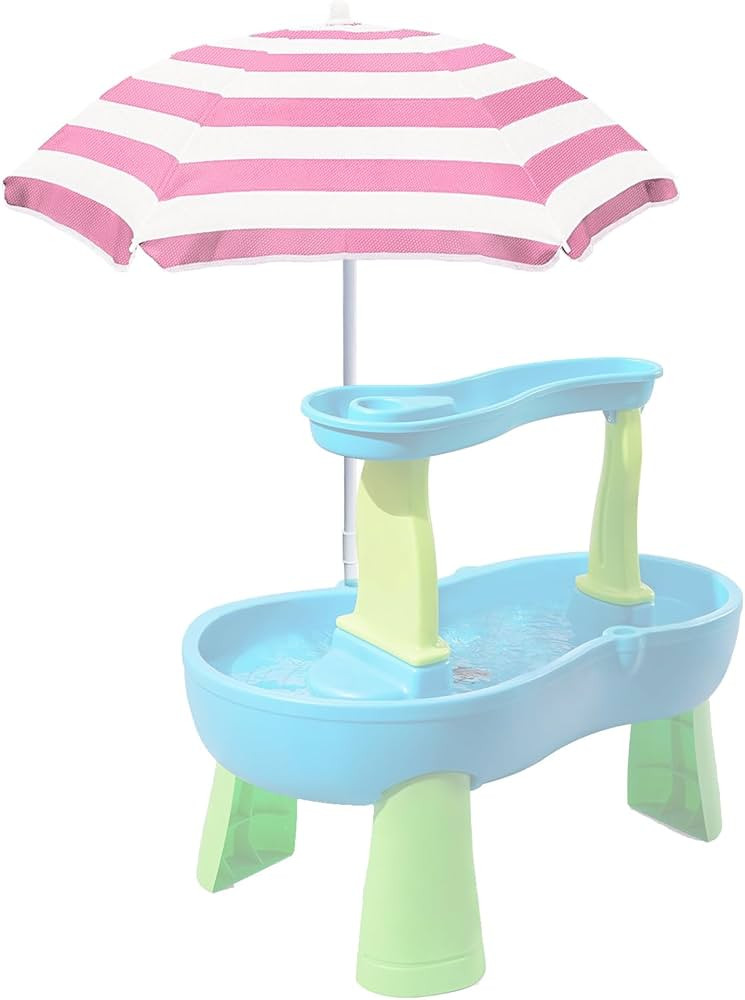 Beach Umbrella for Kids Water Table & Picnic Table Shade, Heavy-Duty Children's Portable Outdoor ... | Amazon (US)