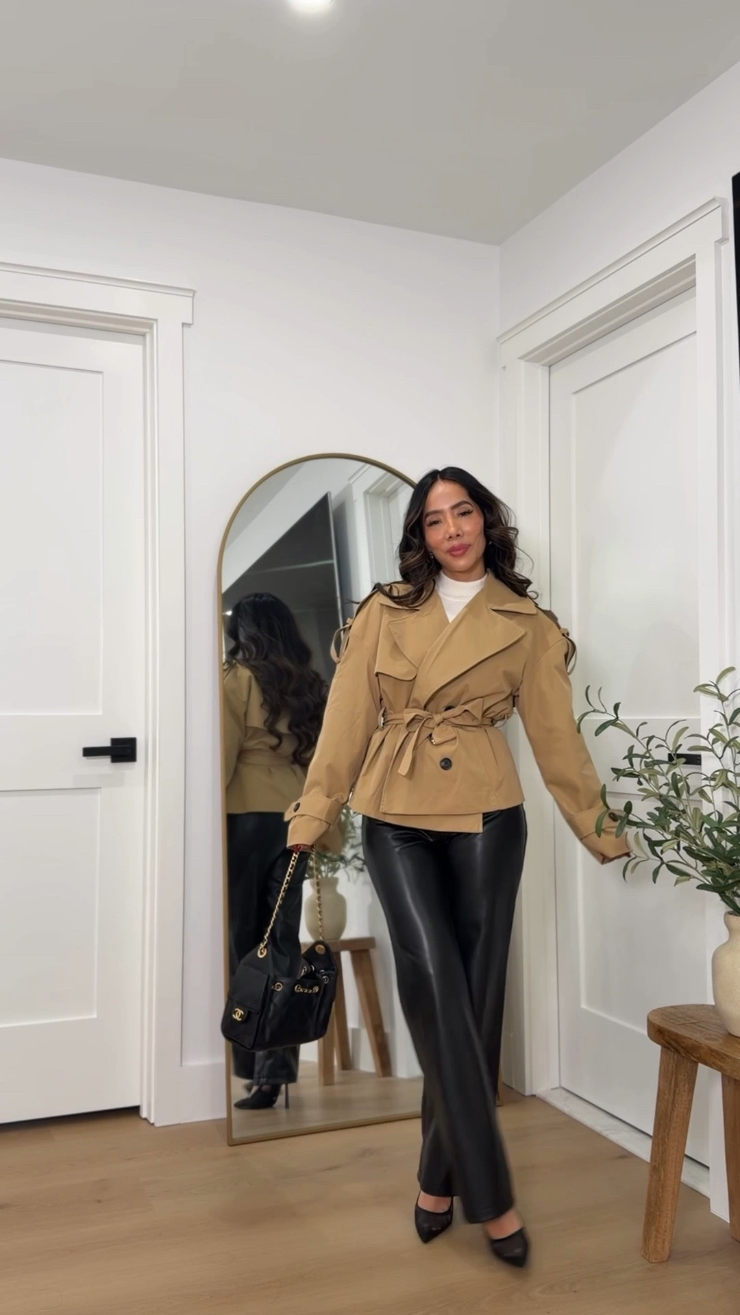 Faux leather pats: elevated chic outfit inspo 

#LTKootd #LTKgrwm #LTKPetite