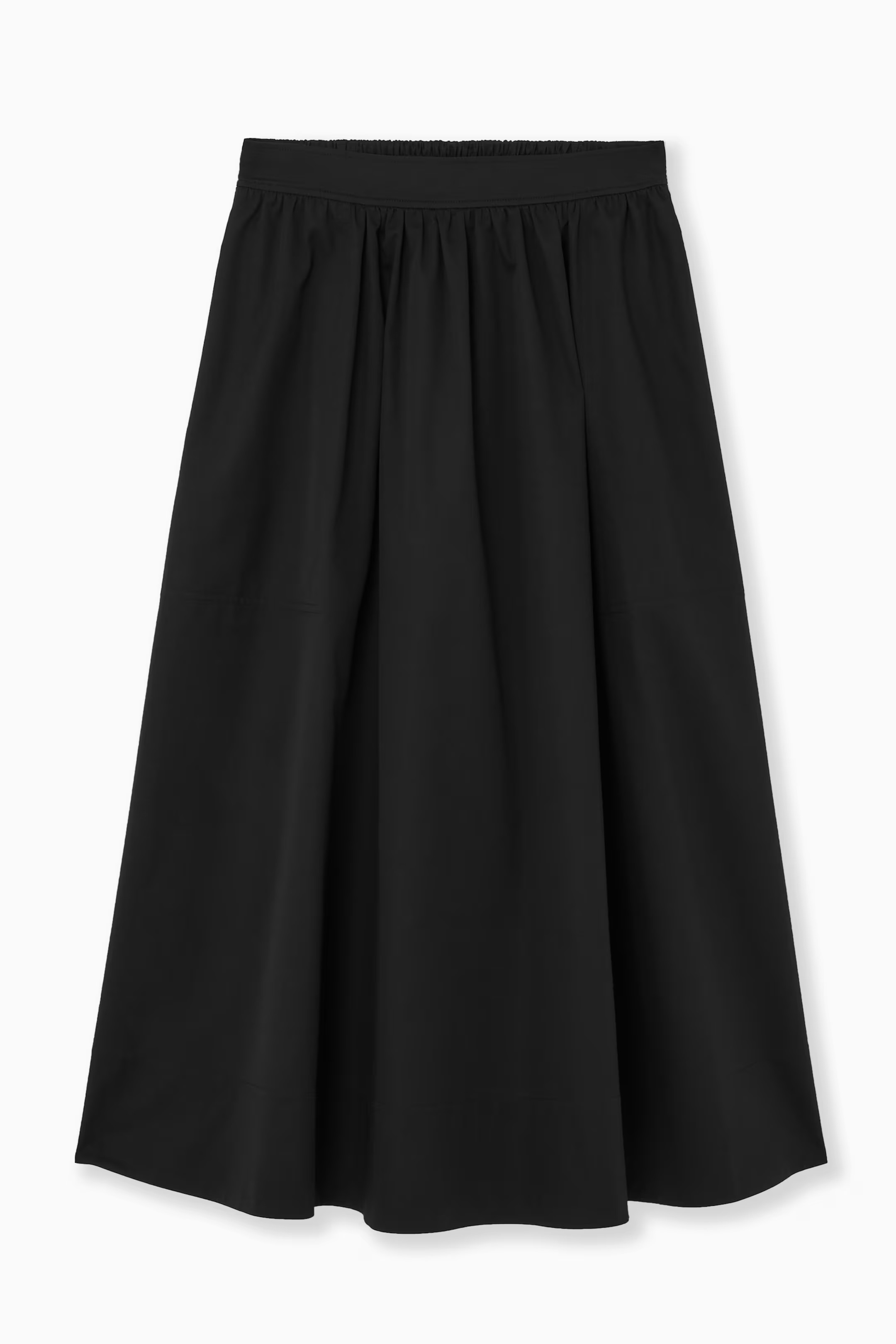 ELASTICATED MIDI SKIRT | H&M (UK, MY, IN, SG, PH, TW, HK)