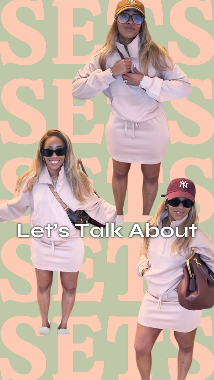 Let’s Talk About SETS Baby! 
Episode 2 💁🏽‍♀️
Comfortable. Cute. Coordinated. Say less.
Comment “Sets” for links! #sets #styleinspo #fashionover40

#LTKgrwm #LTKOver40 #LTKootd