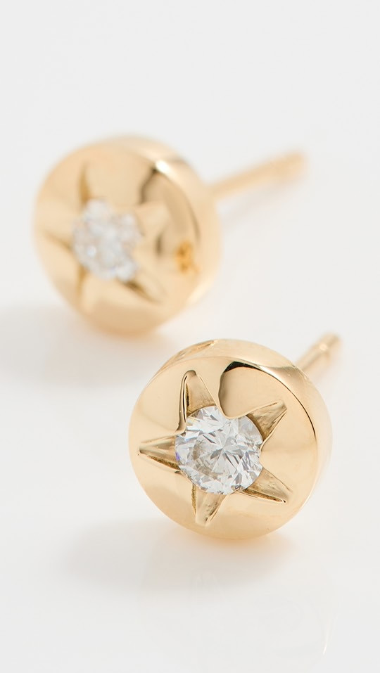 18k Empress Star Diamond Studs | Shopbop