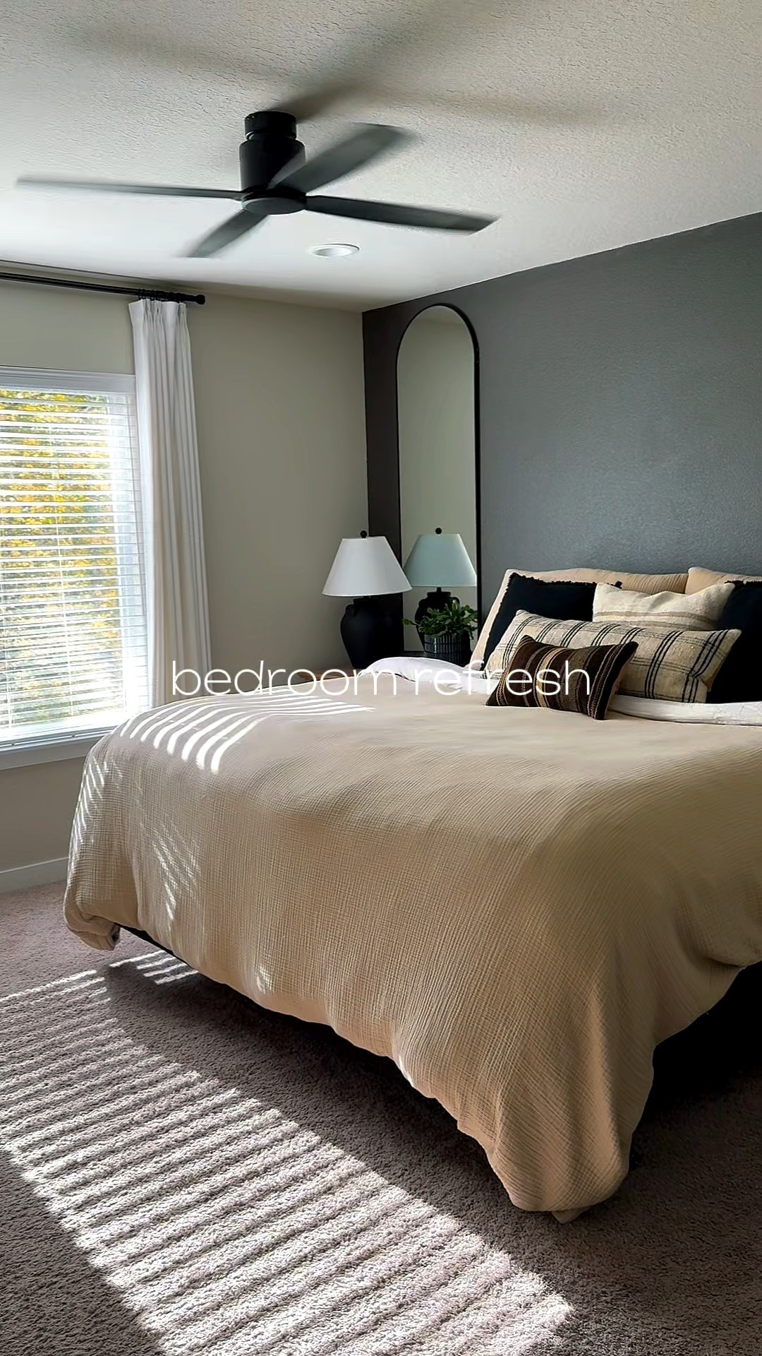 Bedroom refresh ✨ Mirrors. Lamps. Nightstands. Curtains. Bedding. Pillows. Cozy texture. Neutral home. 

#LTKHome #LTKFindsUnder100 #LTKFindsUnder50