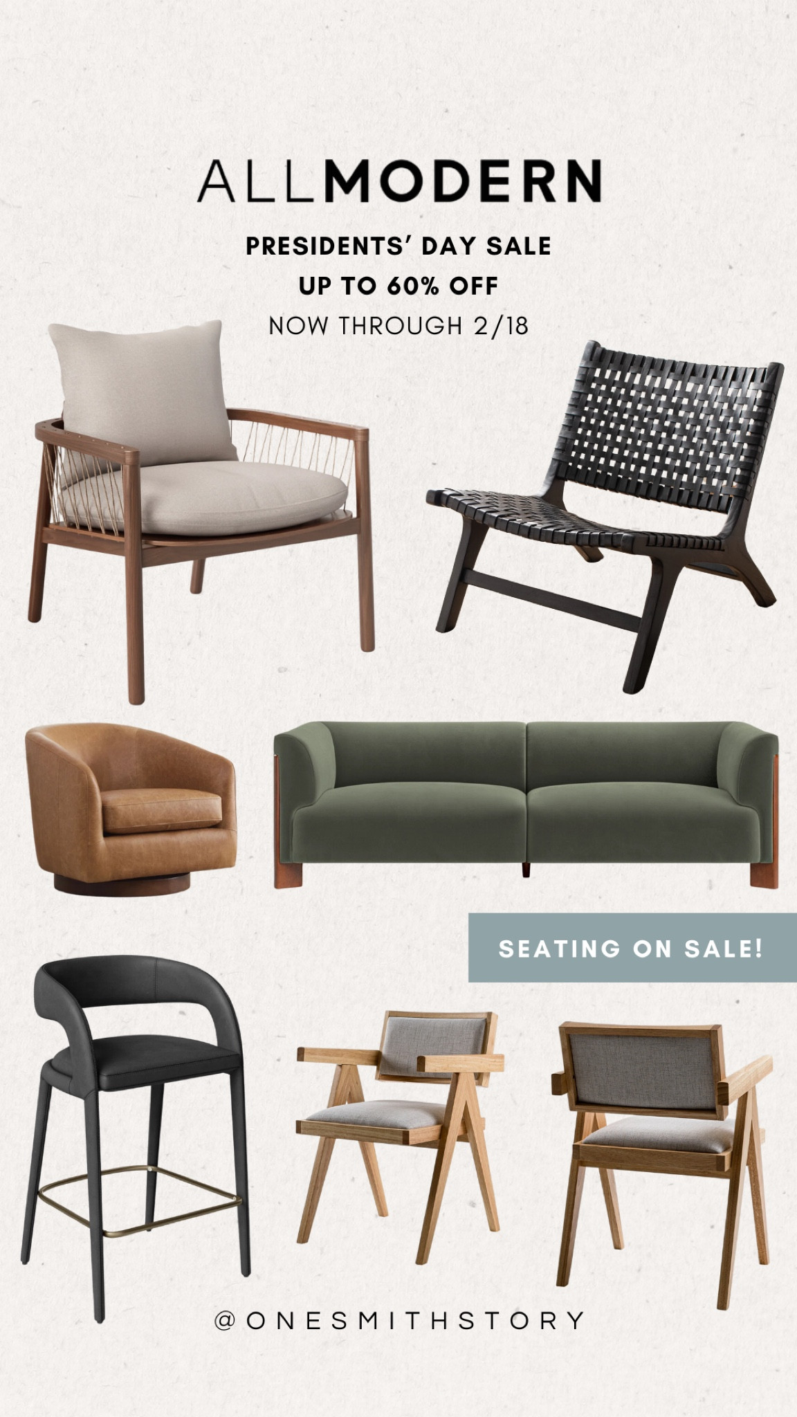 Loving these chairs, sofas and stools on sale during AllModern Presidents’ Day Sale, now through 2/18. They’re up to 60% off plus free shipping on tons of styles! 

@allmodern #allmodernpartner #modernmadesimple

#LTKSaleAlert #LTKHome
