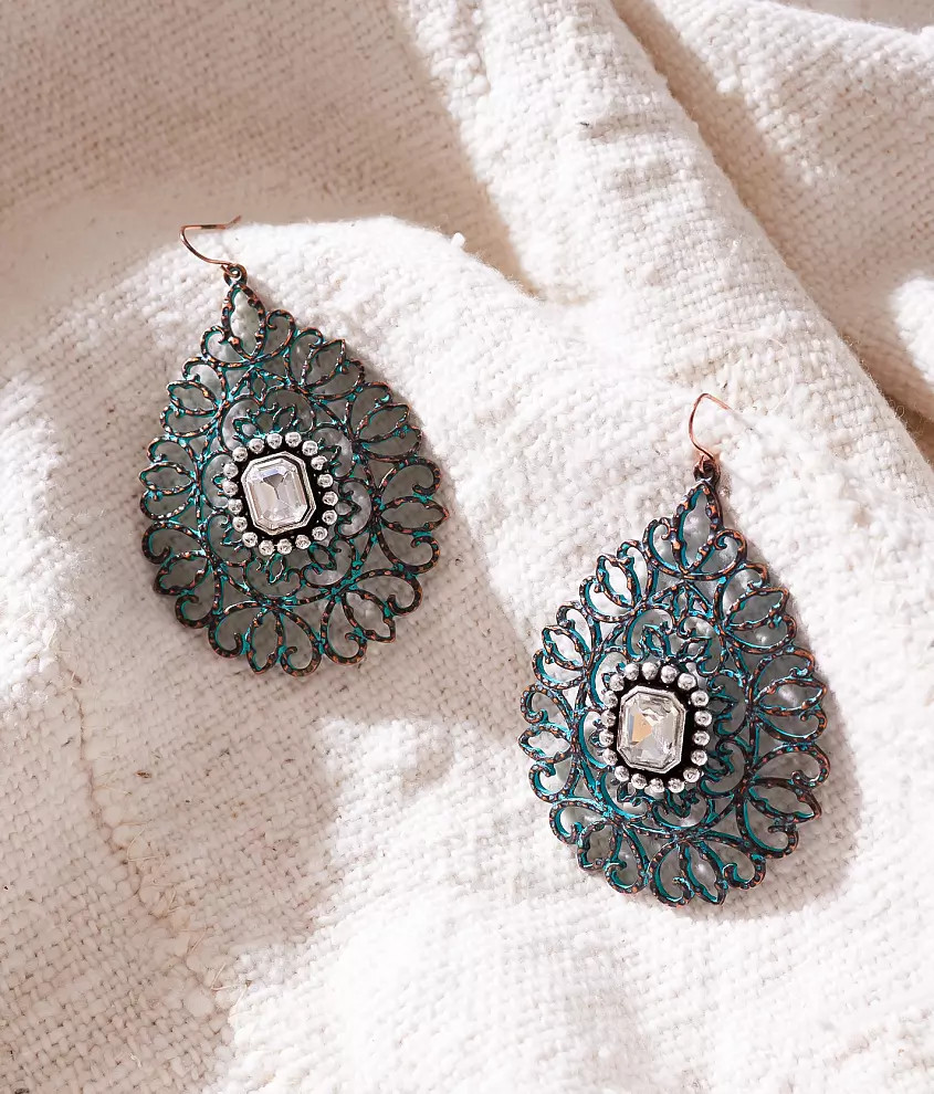 Statement Patina Drop Earring | Buckle