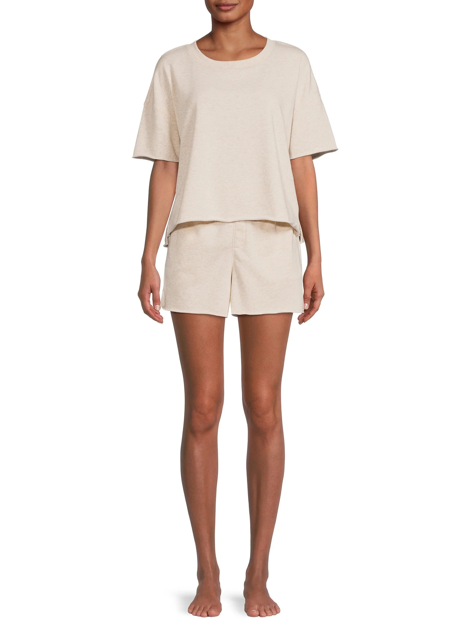Secret Treasures Women's and Women's Plus Sleep Top and Short | Walmart (US)