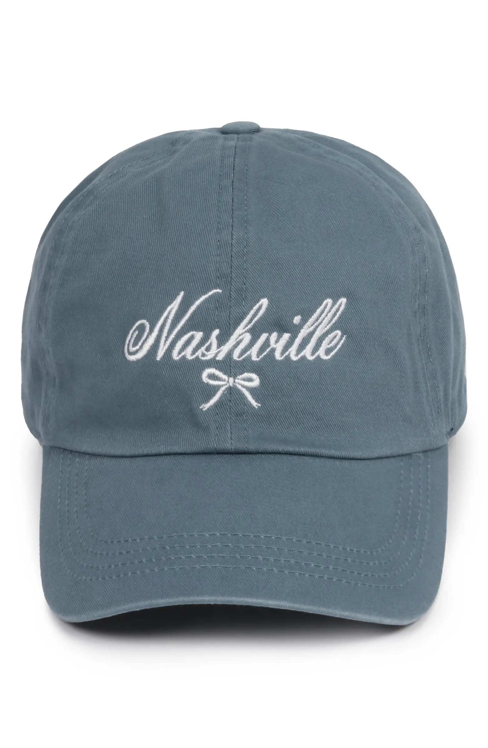 David & Young Nashville Bow Cotton Baseball Cap | Nordstromrack | Nordstrom Rack