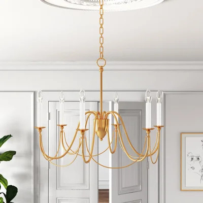 6 - Light Candle Style Classic / Traditional Chandelier | Wayfair North America