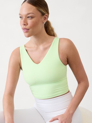 Transcend V-Neck Crop Sports Bra D-DD | Athleta