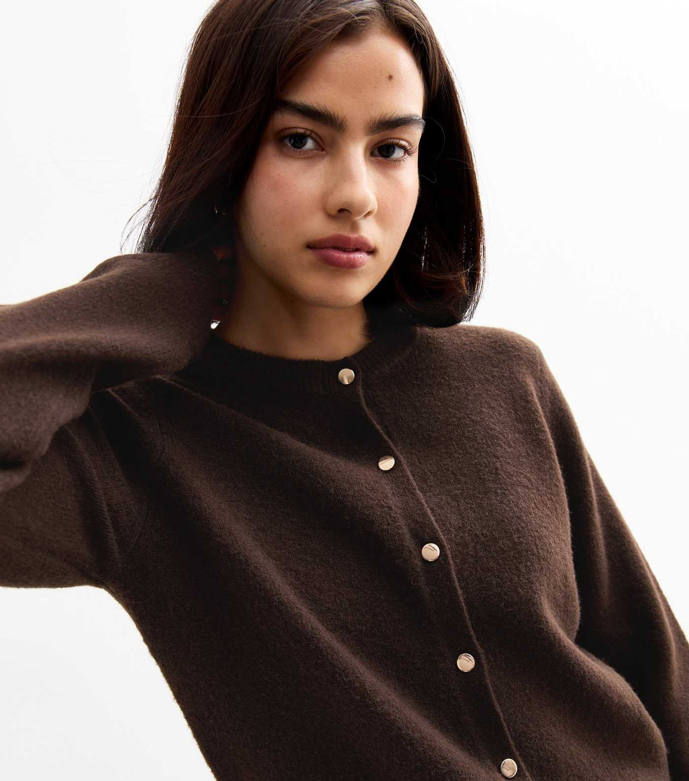 Brown Soft Knit Cardigan  | New Look | New Look (UK)