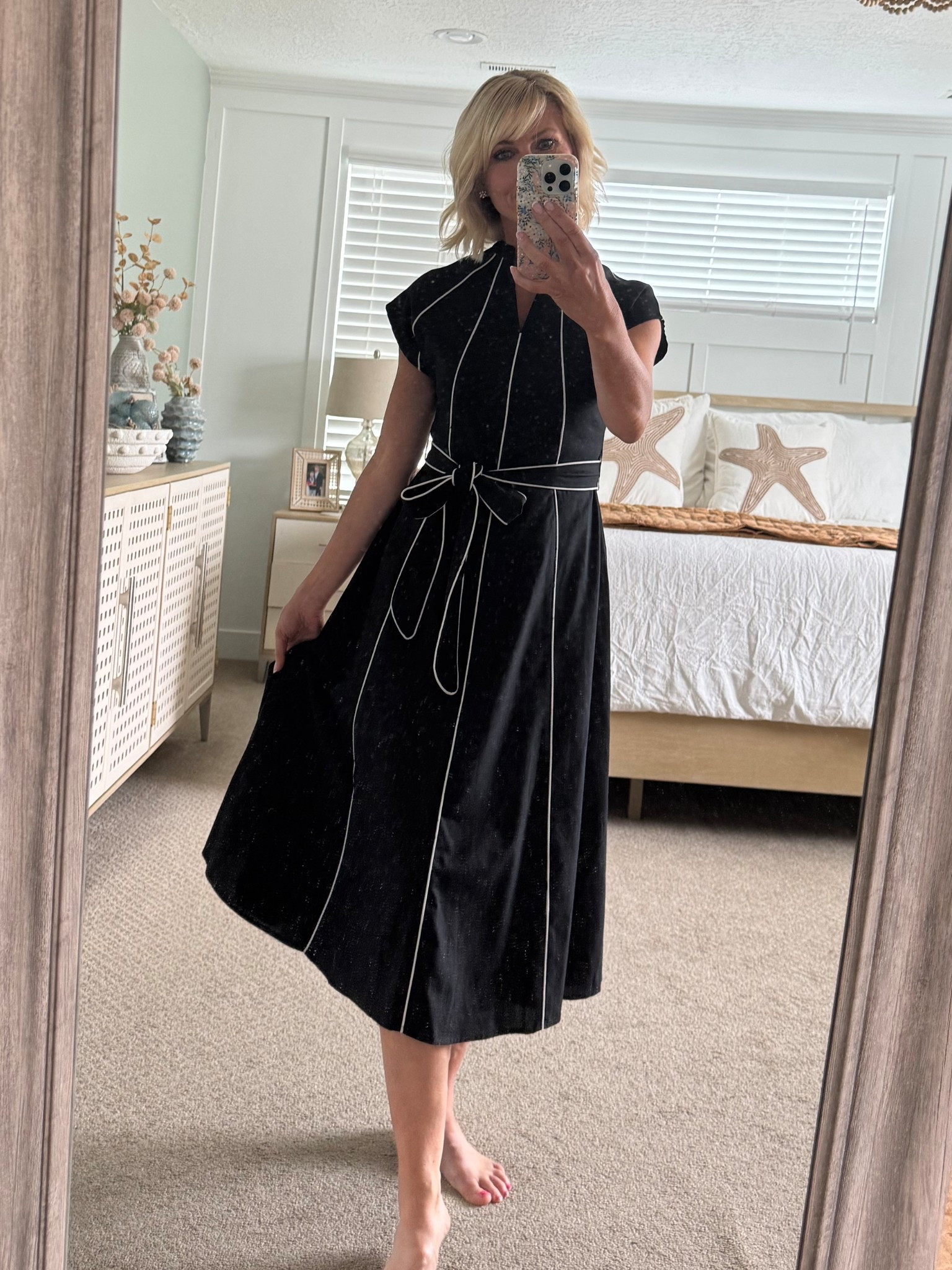 Very flattering black dress and Great price point too! 

#LTKOver40 #LTKFindsUnder100