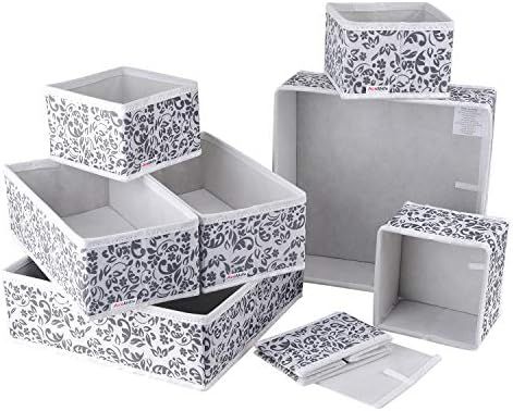 ACEHILLS Drawer Organisers, Fabric Clothing & Wardrobe Storage, to be Used as Dresser Organiser f... | Amazon (UK)