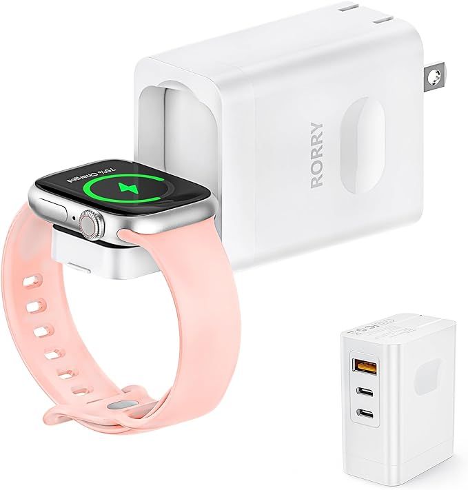 RORRY USB C Charger Block for Apple Watch iPhone, Dual PD3.0 35W Type-C Ports Fast Charging Wall ... | Amazon (US)