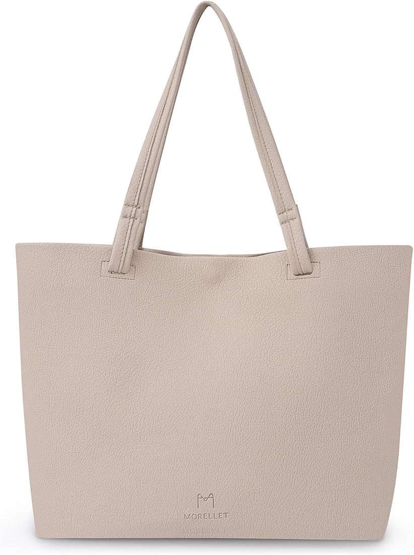 2023 Upgrade Leather Tote Bag for Women, Big Capacity Top Handle Ladies Shoulder Bags for Work Sc... | Amazon (US)