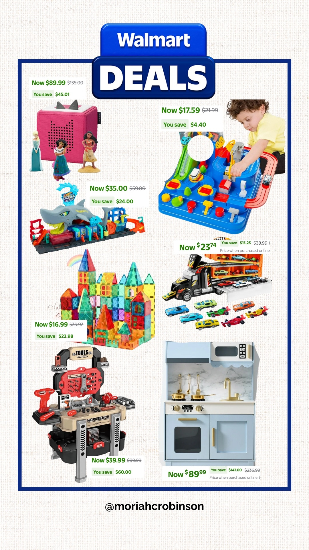 Walmart Deals on toys for kids! 😍

Gifts for toddler, gifts for kids, gift guide, boys, girls, Walmart sale, Walmart + 

#LTKSaleAlert #LTKFindsUnder50 #LTKKids