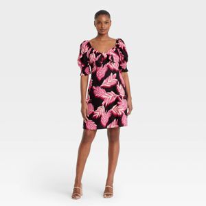 Women's Puff Elbow Sleeve Dress - Who What Wear™ | Target