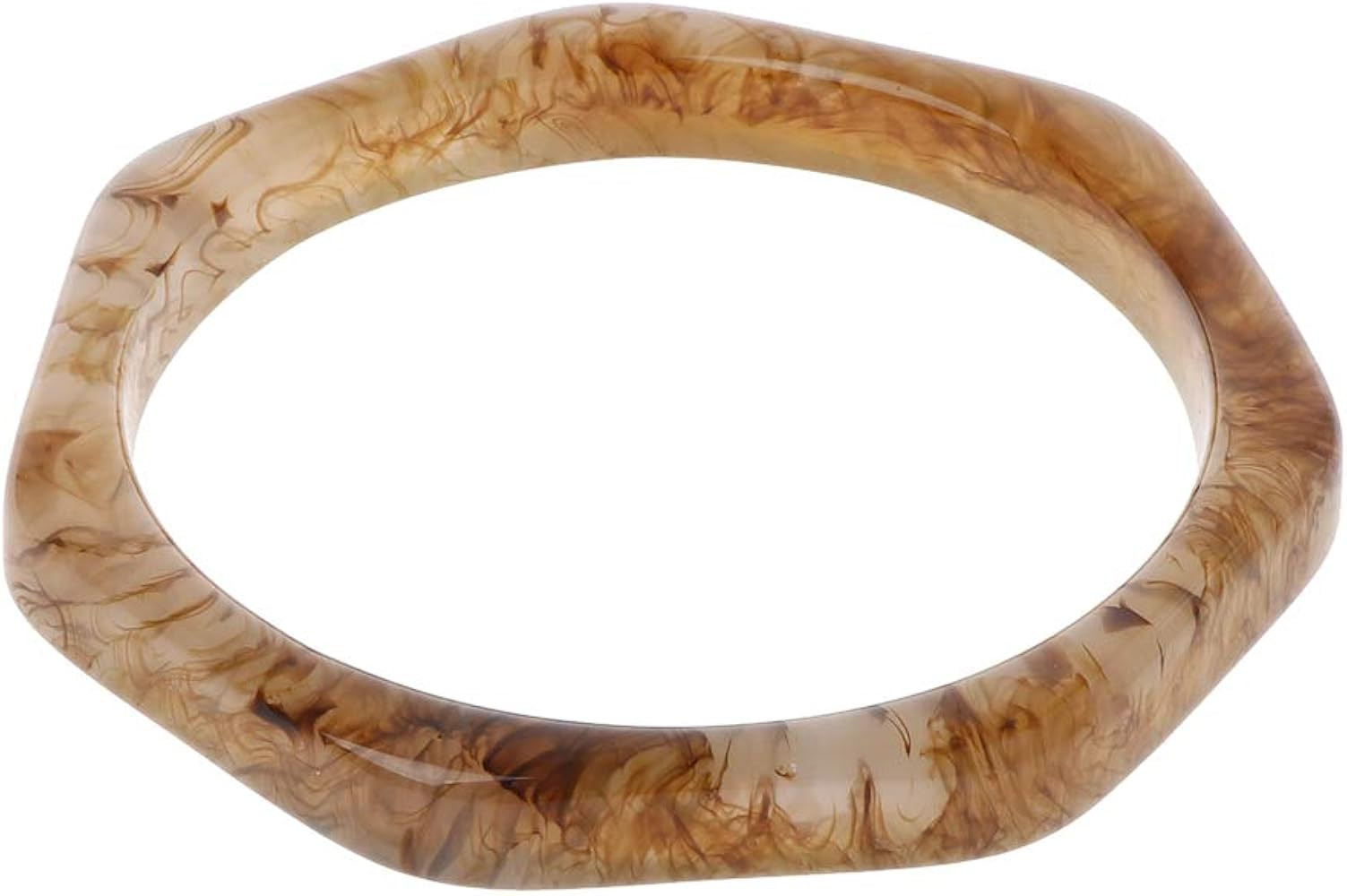 Lightweight Acrylic Bracelet Tortoiseshell Acrylic Bracelet Resin Brown Leopard Mottled Bangle | Amazon (US)