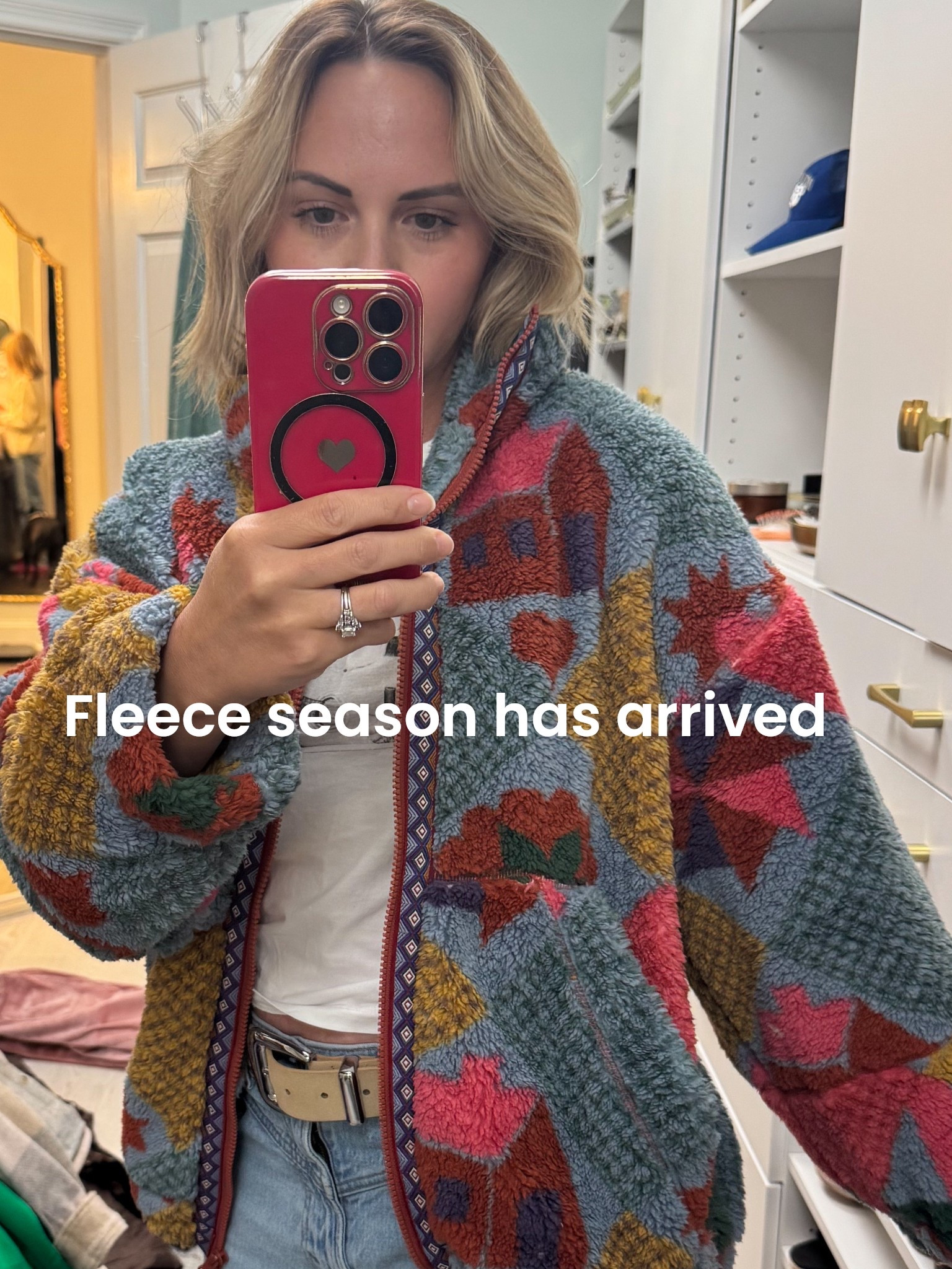 Love a good, cozy zip-up fleece! And these colors with this pattern are IT! 

It’s also lined on inside which makes me happy!

#LTKFindsUnder100 #LTKSeasonal #LTKStyleTip