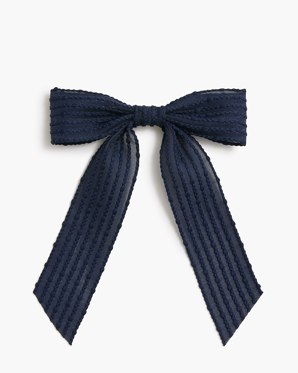 Textured bow barrette | J.Crew Factory