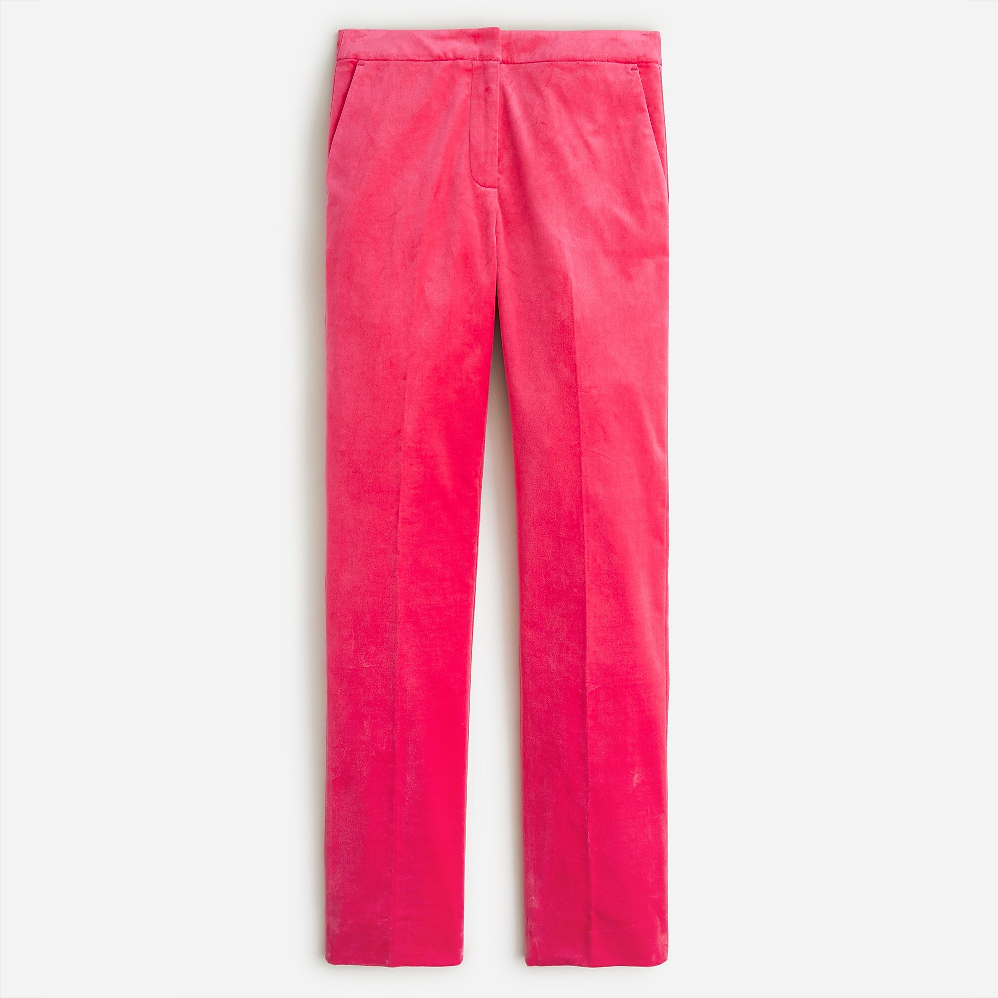 Full-length Kate straight-leg pant in stretch velvet | J. Crew US