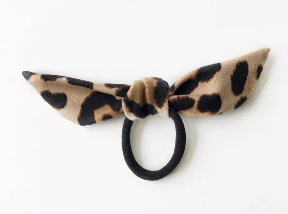 Tan Leopard Hair Tie | Etsy (US)