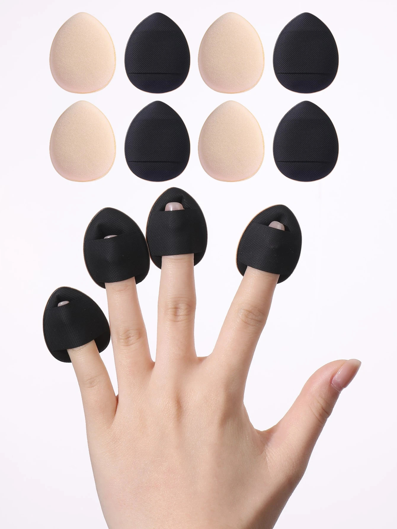 4 pezzi Soffio di trucco & 1 pezzo Scatola portaoggetti | SHEIN