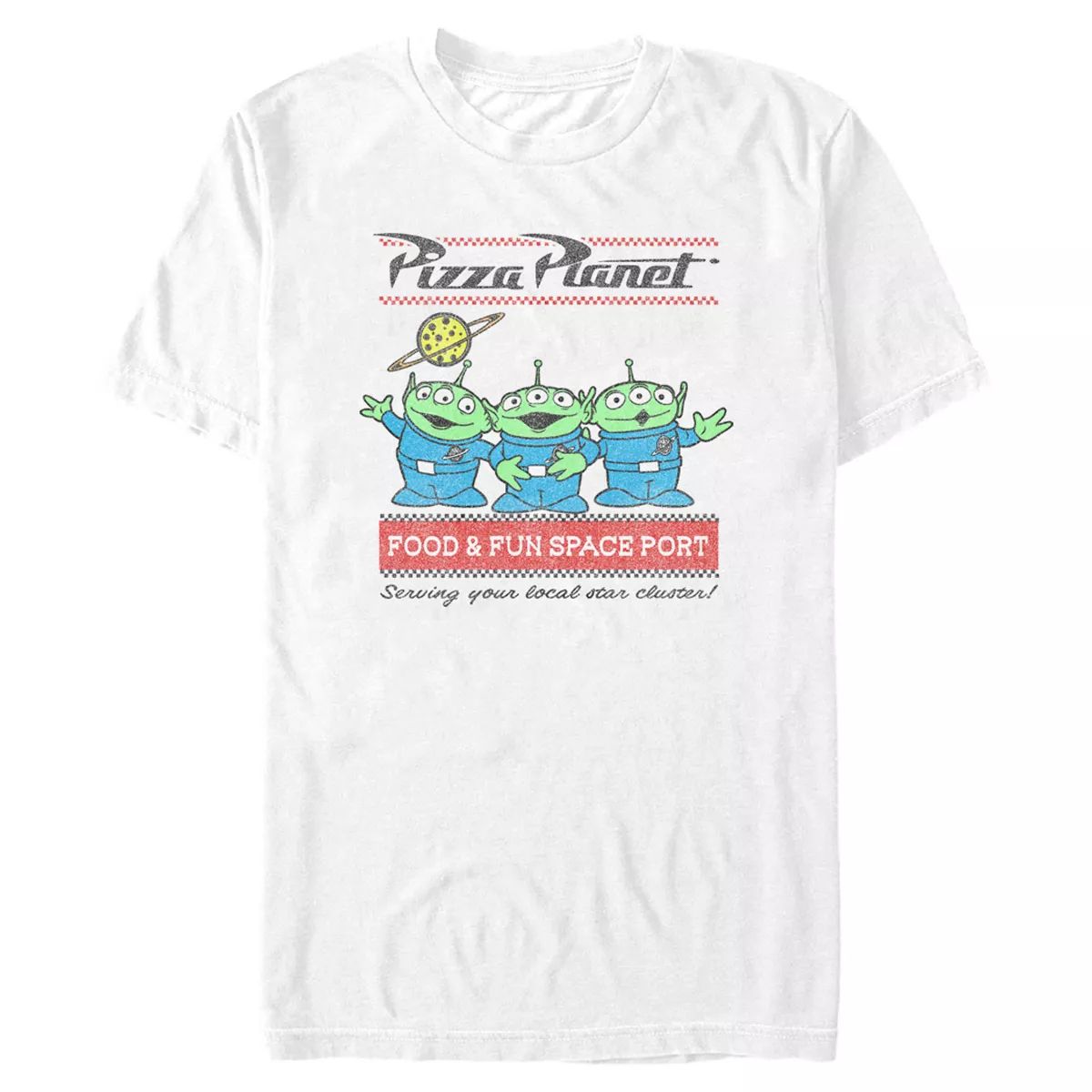 Men's Toy Story Pizza Planet Aliens T-Shirt | Target