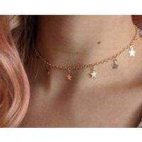 Star Choker, Jewelry, Festival Jewelry, Festival Choker, Boho, EDM, Rave, Constellation, Star Pendant, Star Necklace | Etsy (US)