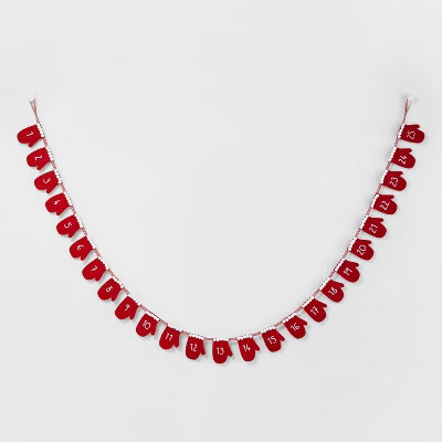 Garland Felt Mitten Countdown to Christmas Sign - Wondershop™ | Target