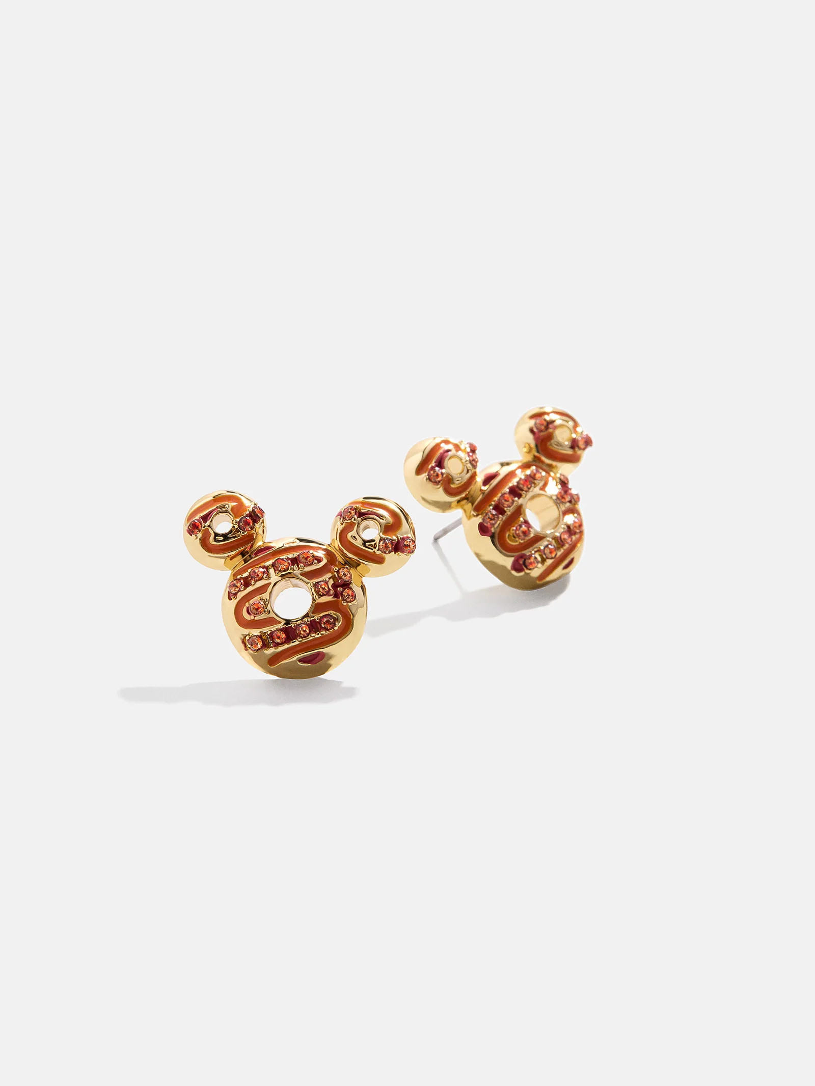 Mickey Mouse Disney Orange Donut Earrings - Disney Orange Donut Earring | BaubleBar (US)