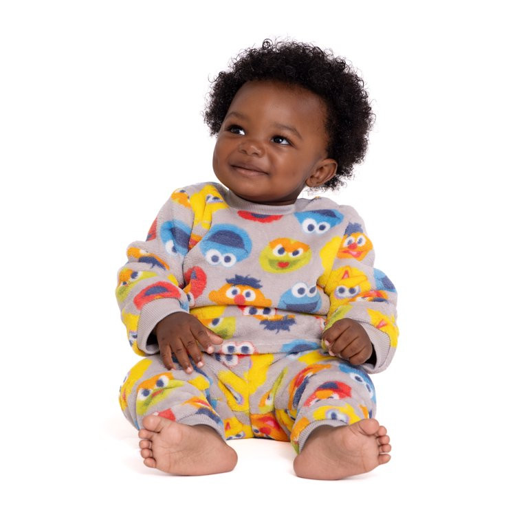 Baby Character Printed Plush Set, 2 Piece, Sizes 0-24 Months - Walmart.com | Walmart (US)