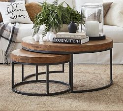 Malcolm Round Nesting Coffee Tables | Pottery Barn (US)