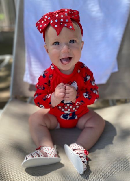 Walt Disney World swim is next and I just had to share this photo of my squishy Flora last year on our Disney Trip rocking her Minnie Mouse Swimsuit! There are so many cute Disney Swimsuits out there for all ages and I’ve only linked a few - this should point you in the right direction and get you started! If you’re doing it right, you’re taking advantage of all your Disney Resort amenities while you’re there and the pool is always at the top of my list for mid-day hangs when it’s too hot for the parks. And you definitely want to rock your Disney best fits even at those Disney Pools! 🫶🏰🐭

Disney swimwear, swim, Disney swimsuit, Disney baby, Disney toddler, Disney mom, Disney kids, Walt Disney world, Disney vacation

#LTKswim #LTKfamily #LTKkids