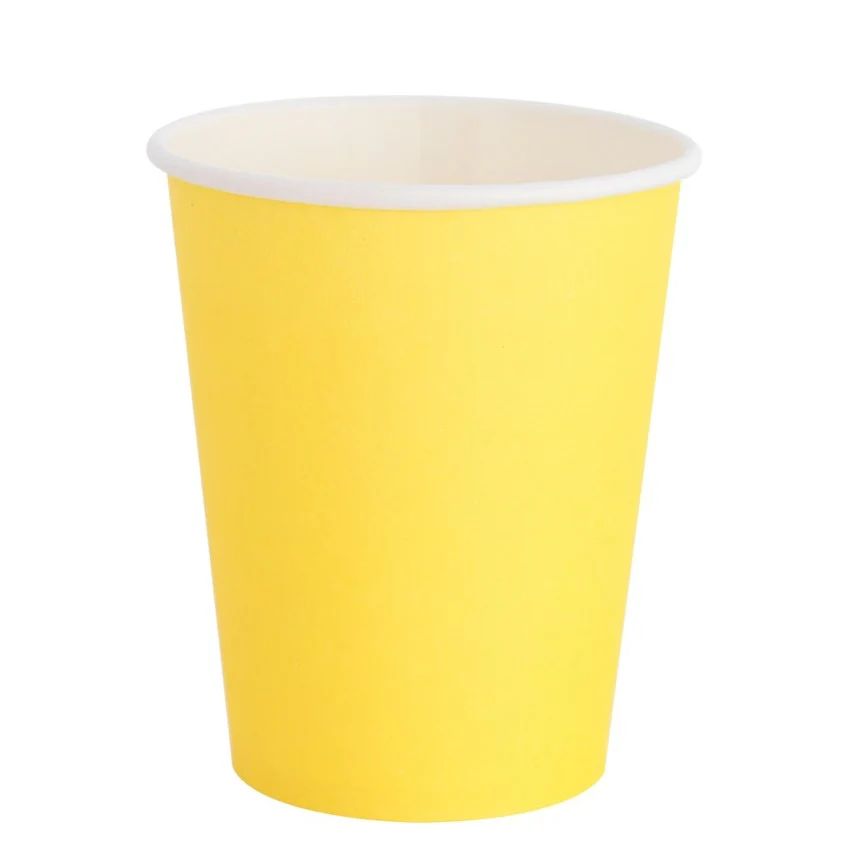 Happy Yellow Classic Party Cups | Ellie and Piper