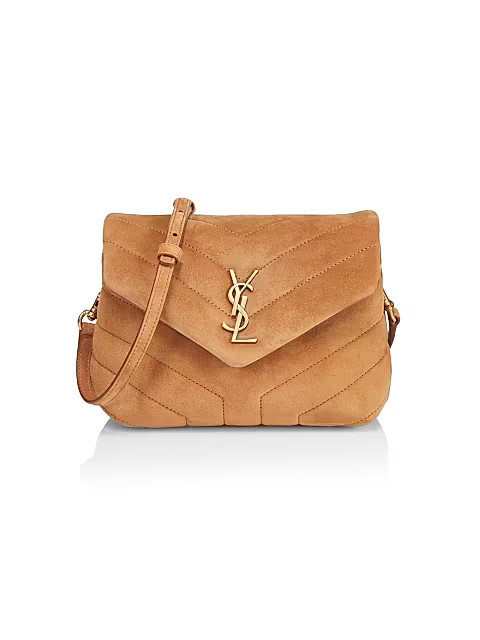 Toy Strap Loulou Matelassé Suede Shoulder Bag | Saks Fifth Avenue
