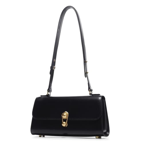 LAFESTIN Leather Shoulder Bag for Women, Small Handbag Purses with Adjustable Strap Designer Cute... | Amazon (US)