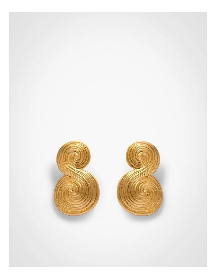 WitcheryMarina Earrings in Brushed Gold | Myer