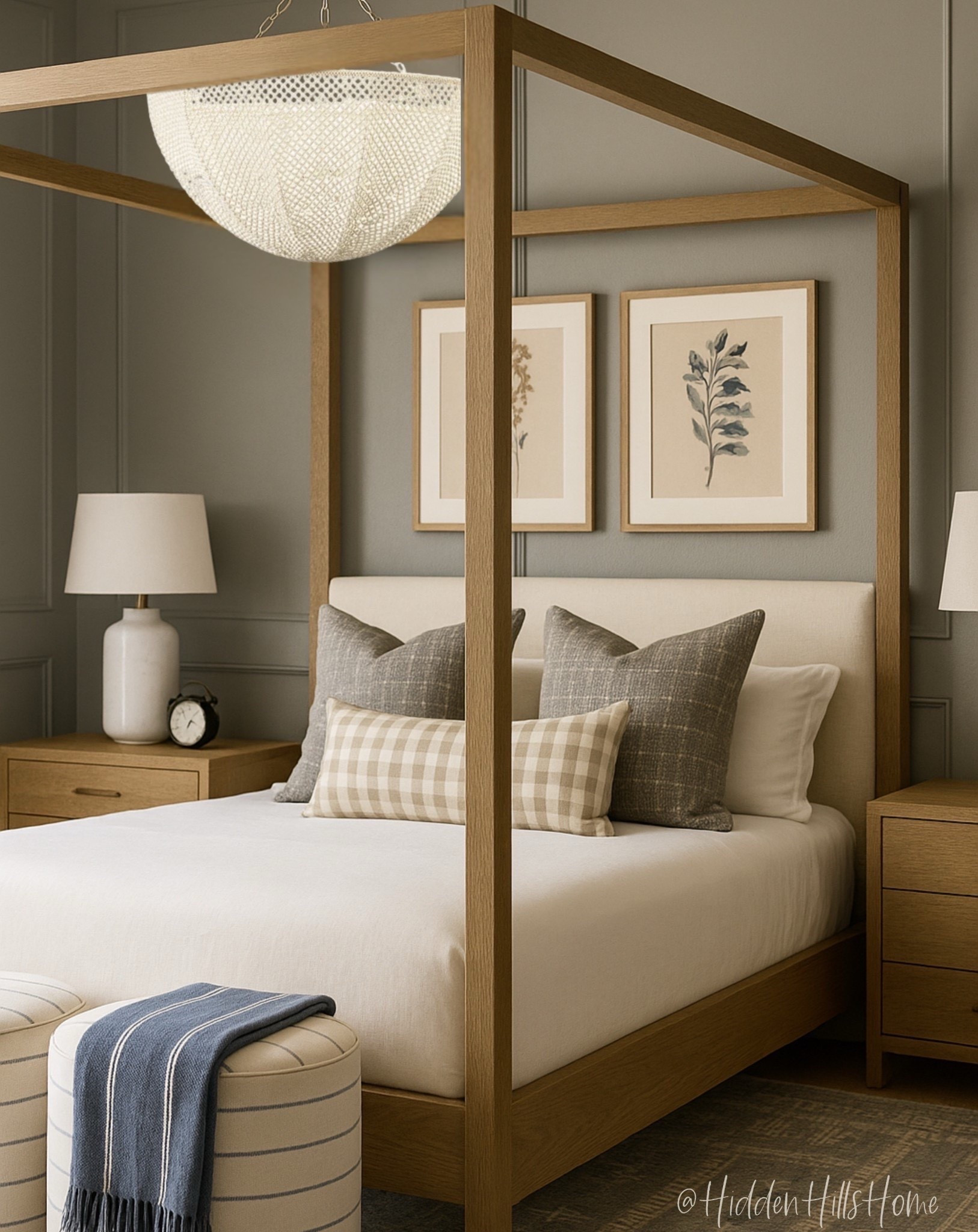 Bedroom decor ideas, master bedroom design, bedroom mood board, canopy bed, bedroom inspiration #bedroom
Wall color is SW Network Gray

#LTKHome #LTKSaleAlert